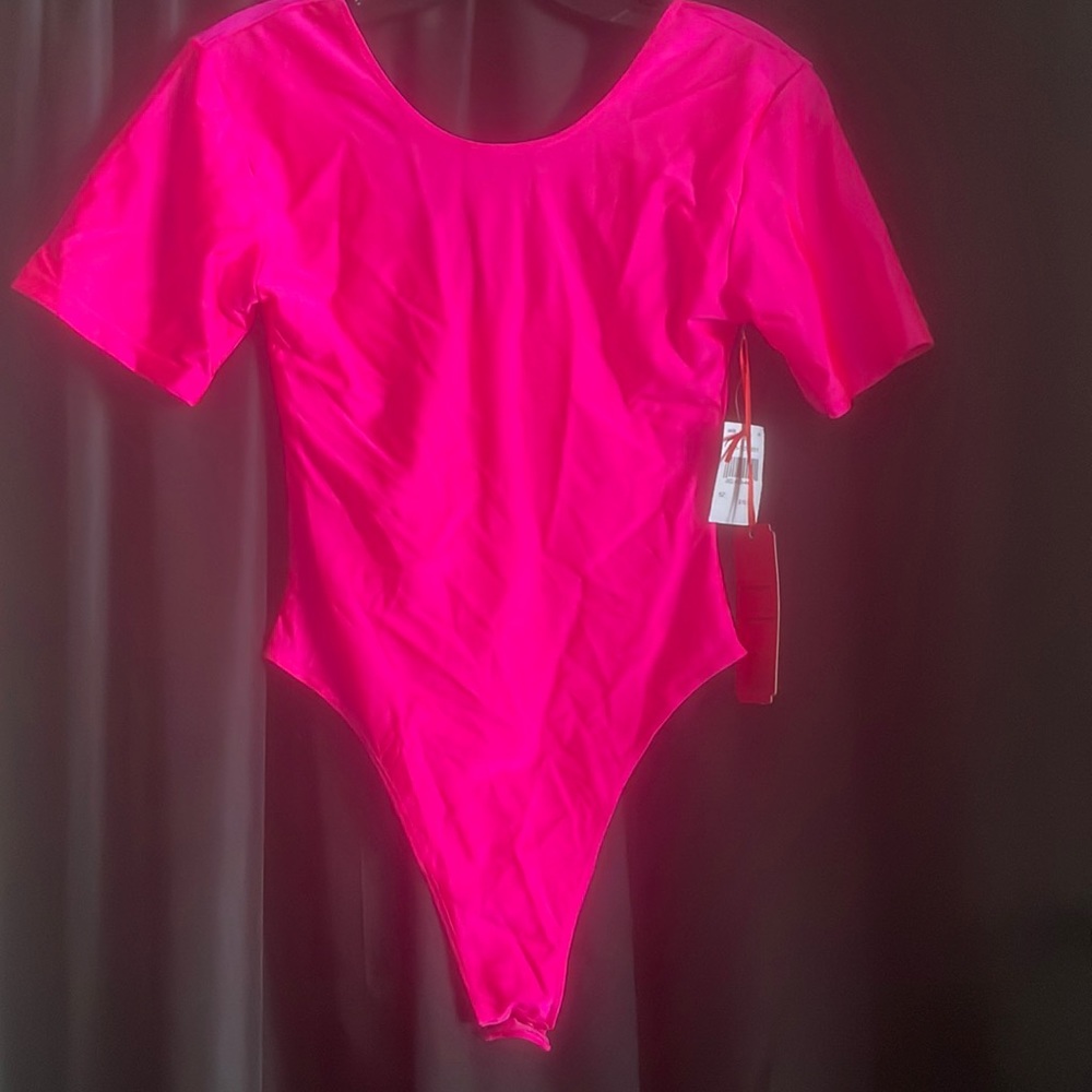 Pink bodysuit